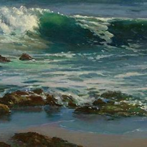 Emerald Wave by Lili Anne Laurin