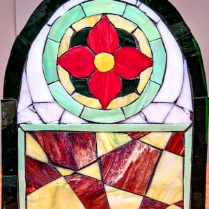 Mosaic Stained Glass "Window" by Emily Stevens