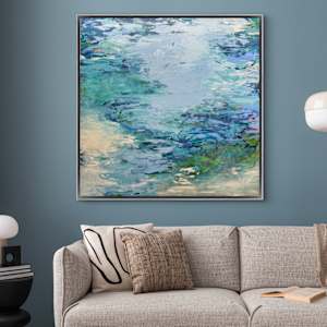 Monet Floats by Tammy Keller Contemporary Art 
