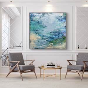 Monet Floats by Tammy Keller Contemporary Art 
