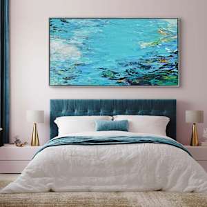 Flowing Stream to Monet by Tammy Keller Contemporary Art 