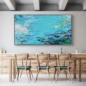 Flowing Stream to Monet by Tammy Keller Contemporary Art 