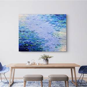 Monet's Warm Waters by Tammy Keller Contemporary Art 