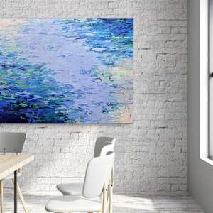 Monet's Warm Waters by Tammy Keller Contemporary Art 