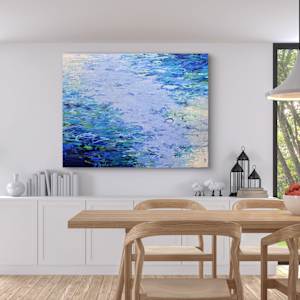 Monet's Warm Waters by Tammy Keller Contemporary Art 
