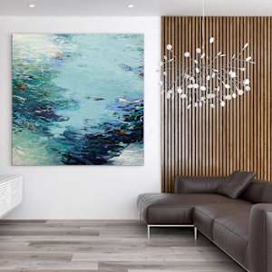 Watered In Monet by Tammy Keller Contemporary Art 
