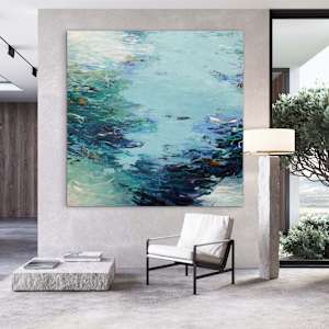 Watered In Monet by Tammy Keller Contemporary Art 