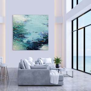 Watered In Monet by Tammy Keller Contemporary Art 