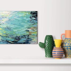 Mini Monet #3 by Tammy Keller Contemporary Art 