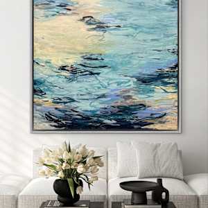 Calming Monet by Tammy Keller Contemporary Art, Image 4.