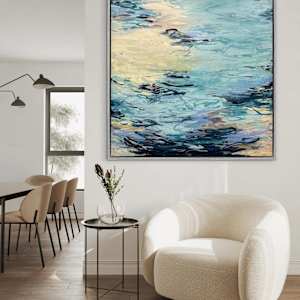 Calming Monet by Tammy Keller Contemporary Art, Image 3.