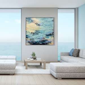 Calming Monet by Tammy Keller Contemporary Art, Image 2.