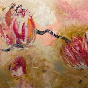 Golden Floral by Carol MacConnell