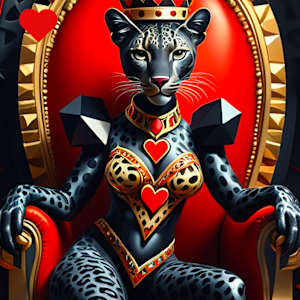 NKWE - QUEEN OF HEARTS by Linda Leftwich