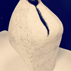 COWRIE POT by Linda Leftwich