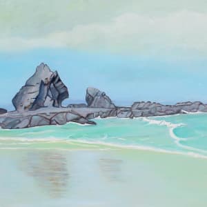 CURRUMBIN ROCKS by Linda Leftwich