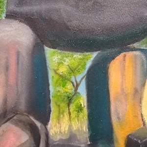 BALANCE ROCK by Linda Leftwich  Image: Close up