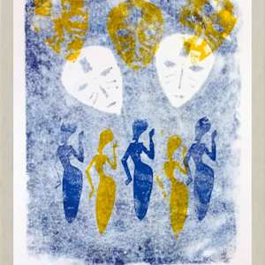 DANCING GIRLS 3 by Linda Leftwich 