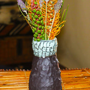 GNARLY BABY by Linda Leftwich  Image: Gnarly babe with flowers