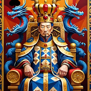 MEIJI - KING OF SPADES by Linda Leftwich