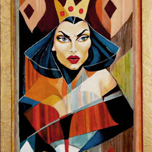ALECTO by Linda Leftwich  Image: Vintage frame in textured gold