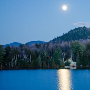 Moon on Mirror Lake by Alan Wiggins