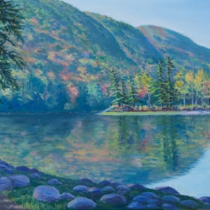 The Hudson River at Spier Falls by Jane Agee