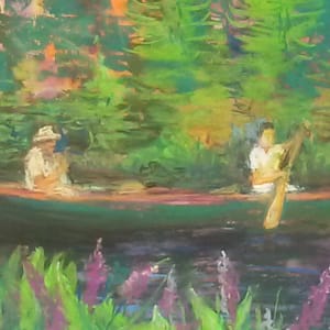 Canoeing Fish Creek Ponds by Sally Heidrich
