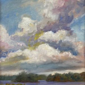 Cloud Over Raquette Lake by Fred Holman