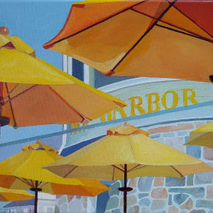 Yellow Umbrellas by Linda Peterson