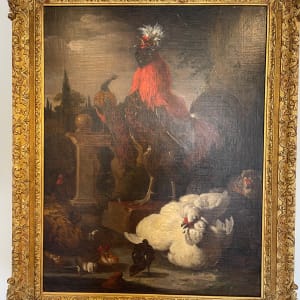 Farmyard Fowls by Melchior D'Hondecoeter 