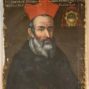 Portrait of Pope Julius II (religious portrait canvas)