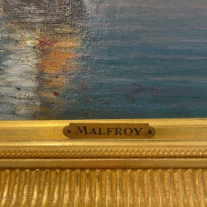 Mediterranean Scene by Henry Malfroy 