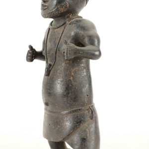 Benin Bronze Male Statue by Unknown 
