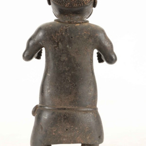 Benin Bronze Male Statue by Unknown 