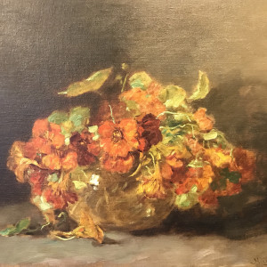 Still Life with Flowers by Hugh Newell