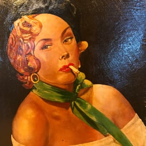 Smoking Woman by Joseph Bruno, Jr.