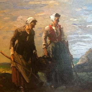 Two peasant Women by Louis Jambor