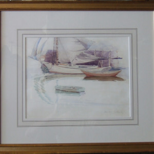 Harbor Scene by Dawson Watson 