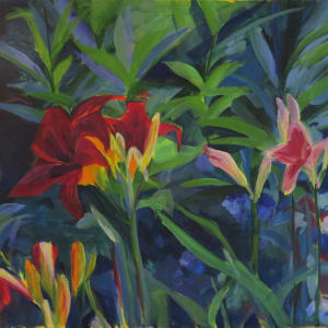 Day Lilies Talking by Marsha Hamby Savage