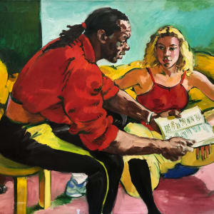 Bob Wisdom and Ruth Gibson Reading Shakespeare by Sandra Fisher, Image 5.