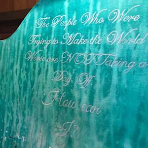 Light Up the Darkness by Frances Byrd  Image: Light Up the Darkness Quote Painted