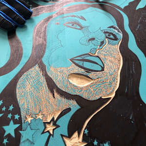 Stargazer by Frances Byrd  Image: Stargazer WIP Face