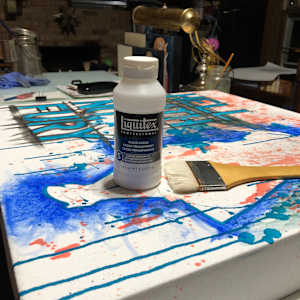 Fury by Frances Byrd  Image: Fury Base Layer: Clear Gesso