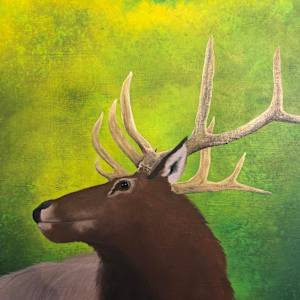 The Hart and the Hind by Frances Byrd  Image: The Hart and the Hind Hart Detail