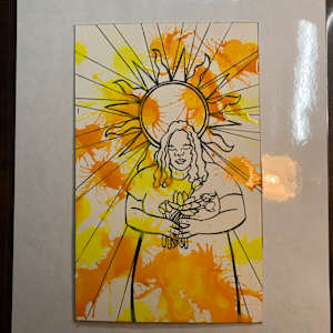 Golden Girl by Frances Byrd  Image: Golden Girl Ink Layer
