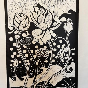 Lotus Flowers by Frances Byrd