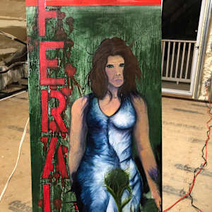 Feral by Frances Byrd  Image: Feral WIP Thistles