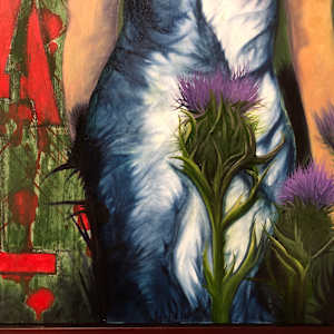 Feral by Frances Byrd  Image: Feral Thistle Detail