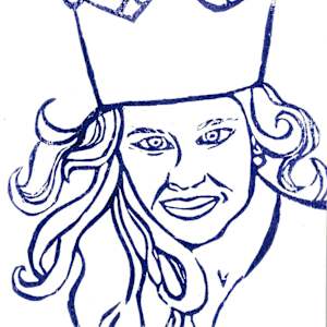Queen by Frances Byrd  Image: Queen Print